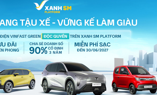 GSM bắt đầu nhận cọc  4 dòng xe VinFast Green từ ngày 17/03/2025